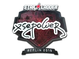 Sticker | xsepower (Foil) | Berlin 2019 - $ 0.38