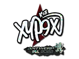 Sticker | Xyp9x (Glitter) | Antwerp 2022 - $ 0.07