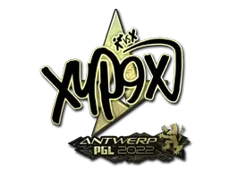 Sticker | Xyp9x (Gold) | Antwerp 2022 - $ 3.70