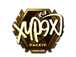 Sticker | Xyp9x (Gold) | London 2018 - $ 270.85