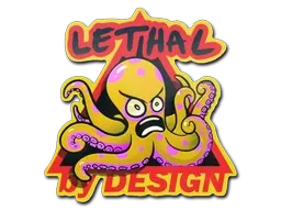 Sticker | Yellow Lethal - $ 0.65