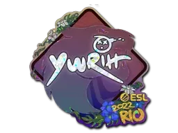 Sticker | yuurih (Glitter) | Rio 2022 - $ 0.08