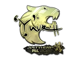 Sticker | yuurih (Gold) | Antwerp 2022 - $ 5.13