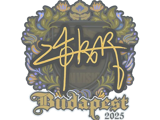 Sticker | z4KR | Budapest 2025 - $ 0.03