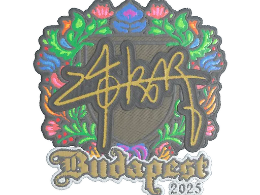 Sticker | z4KR (Embroidered) | Budapest 2025 - $ 0.06