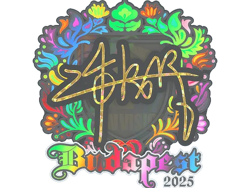 Sticker | z4KR (Holo) | Budapest 2025 - $ 2.03