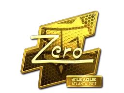 Sticker | Zero (Gold) | Atlanta 2017 - $ 107.15