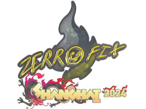 Sticker | zeRRoFIX (Glitter) | Shanghai 2024 - $ 0.06