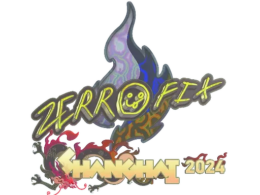 Sticker | zeRRoFIX (Holo) | Shanghai 2024 ``