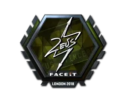 Sticker | Zeus (Foil) | London 2018 - $ 6.93