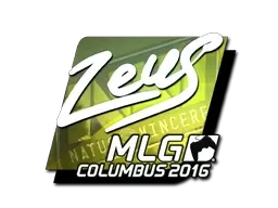 Sticker | Zeus (Foil) | MLG Columbus 2016 - $ 9.07