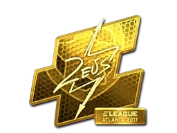 Sticker | Zeus (Gold) | Atlanta 2017 - $ 100.08