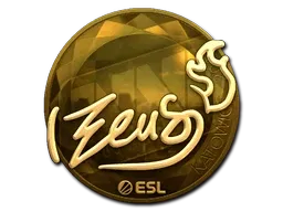 Sticker | Zeus (Gold) | Katowice 2019 - $ 63.77