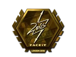 Sticker | Zeus (Gold) | London 2018 - $ 171.03