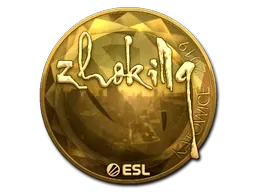Sticker | zhokiNg (Gold) | Katowice 2019 - $ 77.76