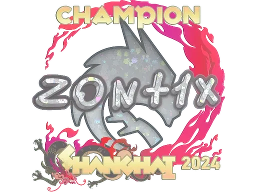 Sticker | zont1x (Glitter, Champion) | Shanghai 2024 ``