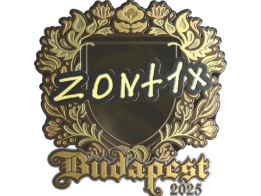Sticker | zont1x (Gold) | Budapest 2025 - $ 2.88