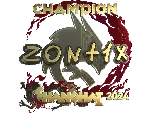 Sticker | zont1x (Gold, Champion) | Shanghai 2024 ``