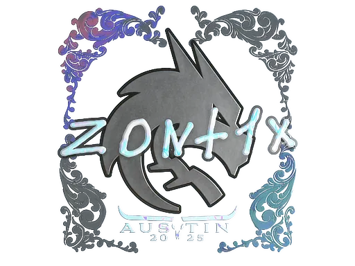 Sticker | zont1x (Holo) | Austin 2025 - $ 0.83