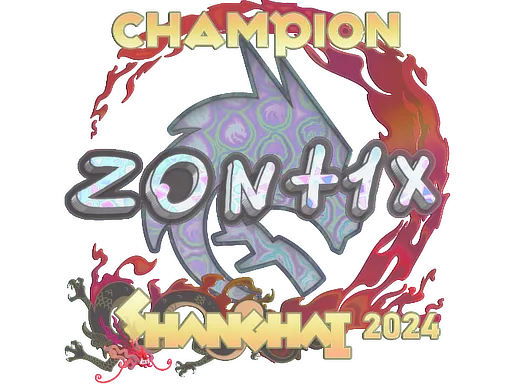 Sticker | zont1x (Holo, Champion) | Shanghai 2024 ``