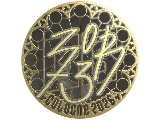 Sticker | zorte (Gold) | Cologne 2026 - $ 5.91