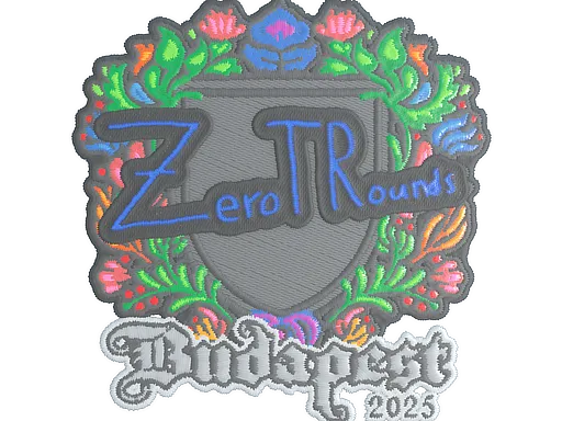 Sticker | ztr (Embroidered) | Budapest 2025 - $ 0.04