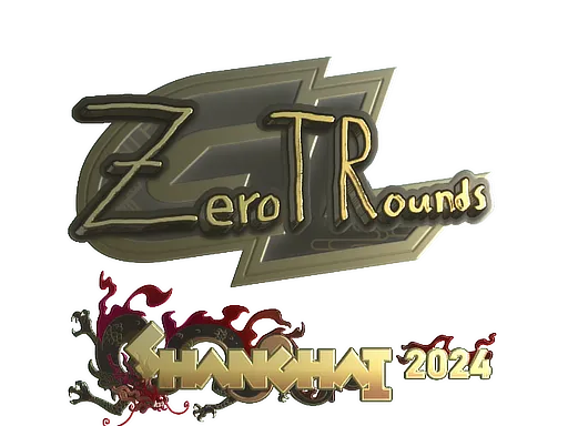 Sticker | ztr (Gold) | Shanghai 2024 - $ 1.96