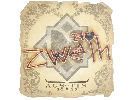 Sticker | zweih | Austin 2025 - $ 0.03