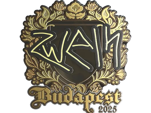Sticker | zweih (Gold) | Budapest 2025 - $ 3.59