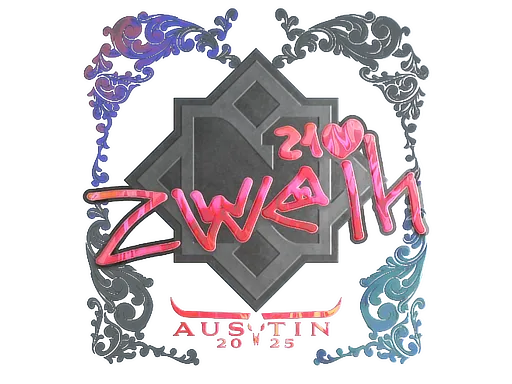 Sticker | zweih (Holo) | Austin 2025 - $ 1.31