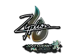 Sticker | Zyphon (Glitter) | Antwerp 2022 - $ 0.05