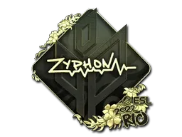 Sticker | Zyphon (Gold) | Rio 2022 - $ 2.42