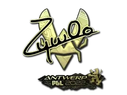 Sticker | ZywOo (Gold) | Antwerp 2022 - $ 26.84