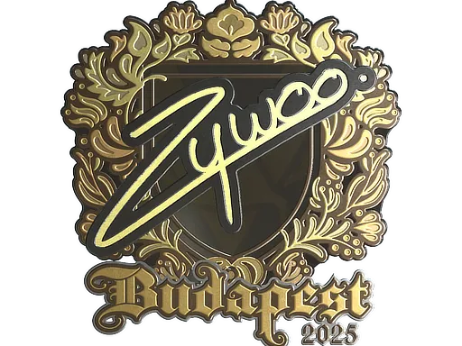 Sticker | ZywOo (Gold) | Budapest 2025 - $ 30.45