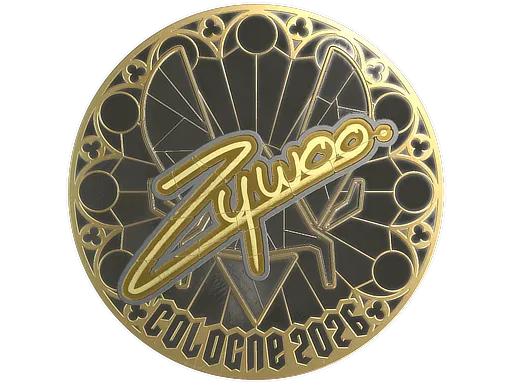 Sticker | ZywOo (Gold) | Cologne 2026 - $ 99.54