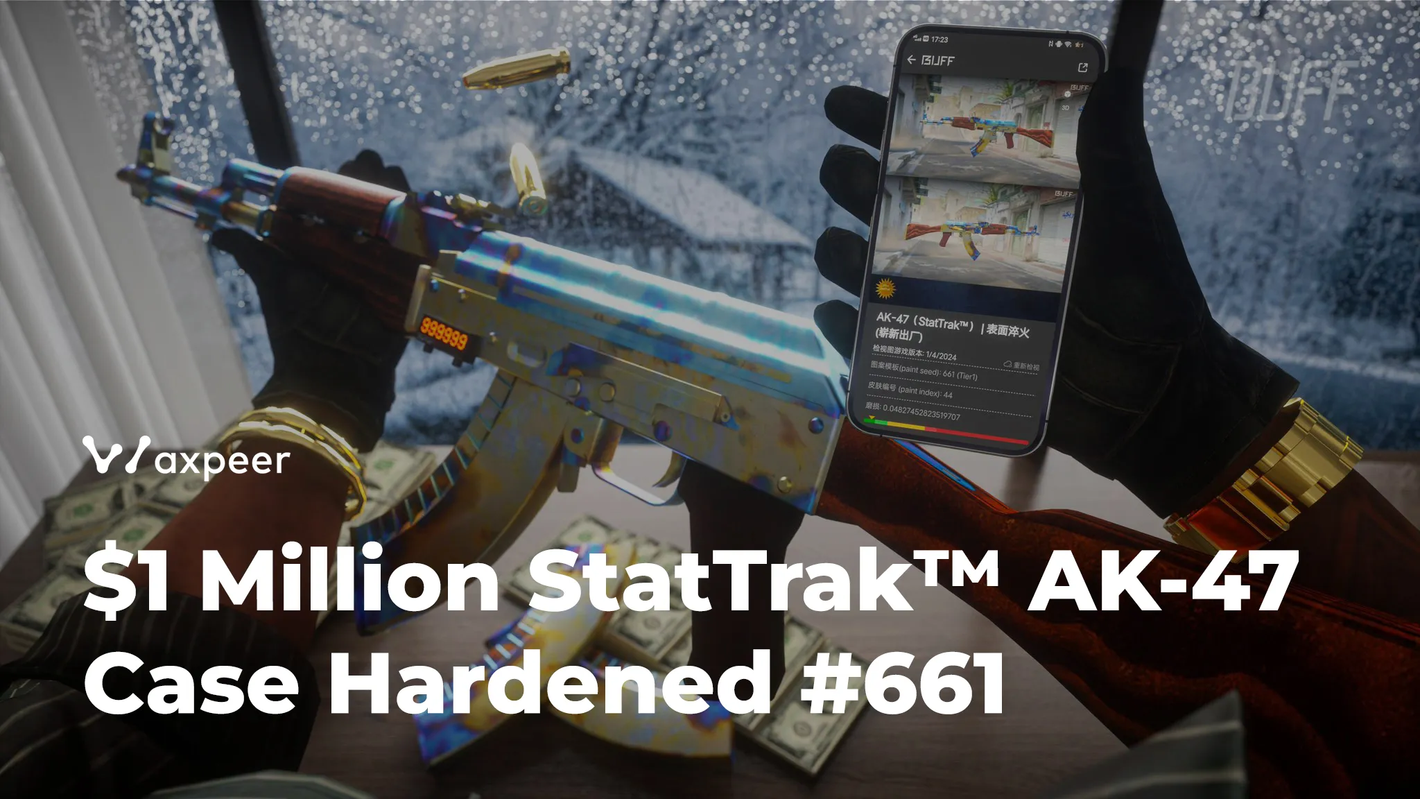 Breaking Records: The $1 Million StatTrak™ AK-47 Case Hardened #661 in CS2