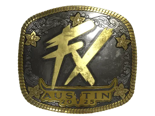 Sticker | Fluxo (Gold) | Austin 2025 - $ 0.00
