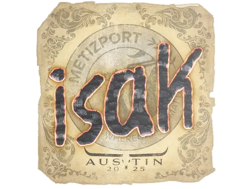 Sticker | isak | Austin 2025 - $ 0.00