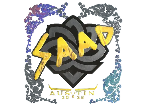 Sticker | saadzin (Holo) | Austin 2025 - $ 0.00