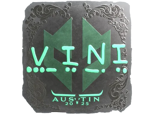 Sticker | VINI (Foil) | Austin 2025 - $ 0.00
