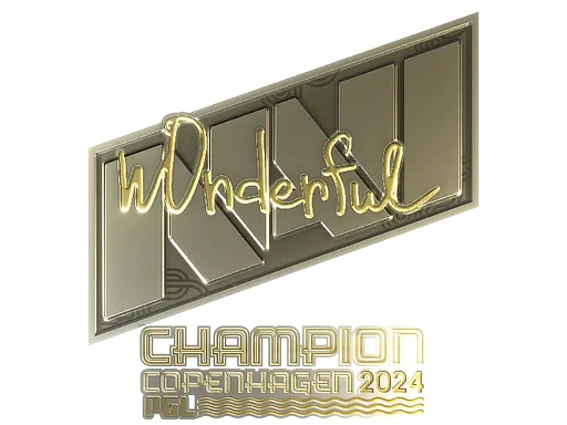 Sticker | w0nderful (Gold - $ 0.00