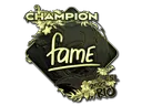 Sticker | fame (Gold - $ 0.00