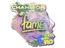 Sticker | fame (Holo - $ 0.00