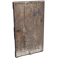 Old Heavy Wooden Door