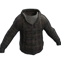 Leather Strapped Hoodie