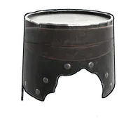 Green Riveted Bucket Helmet