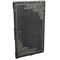 Black Decorative Wood Door