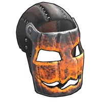 Glowing Metal Pumpkin Mask