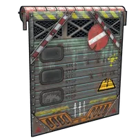 Trash Garage Door