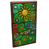Flower Power Door